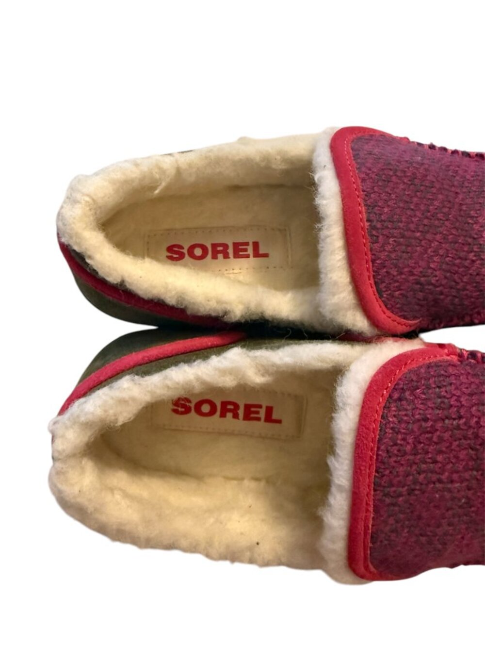 Sorel Tremblant II Slippers Women’s Stone Green & Cactus Pink Sizes 7 & 8 - Picture 6 of 6